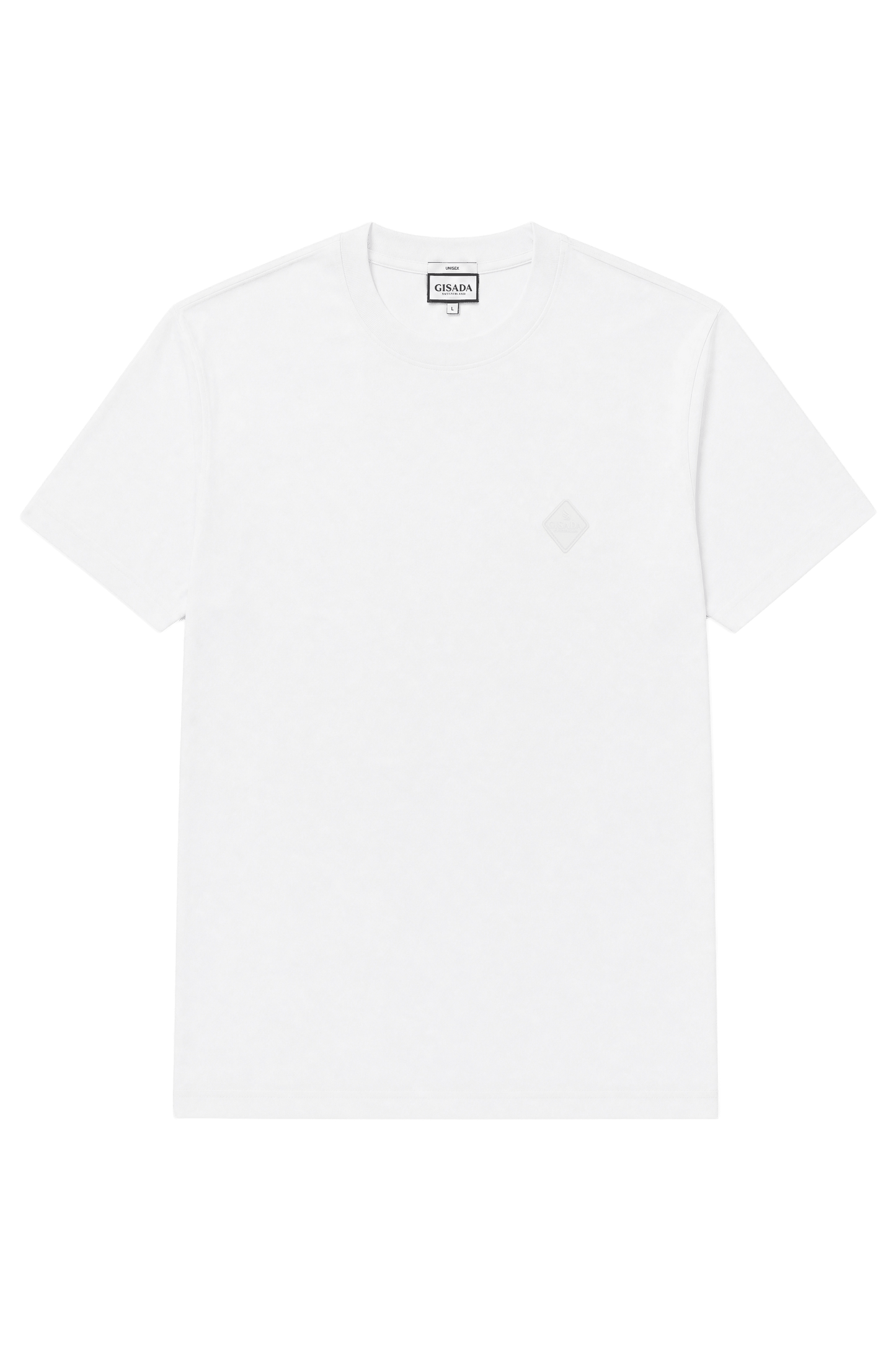 Fine Cotton Jersey Unisex T-Shirt With Print - Gisada.com