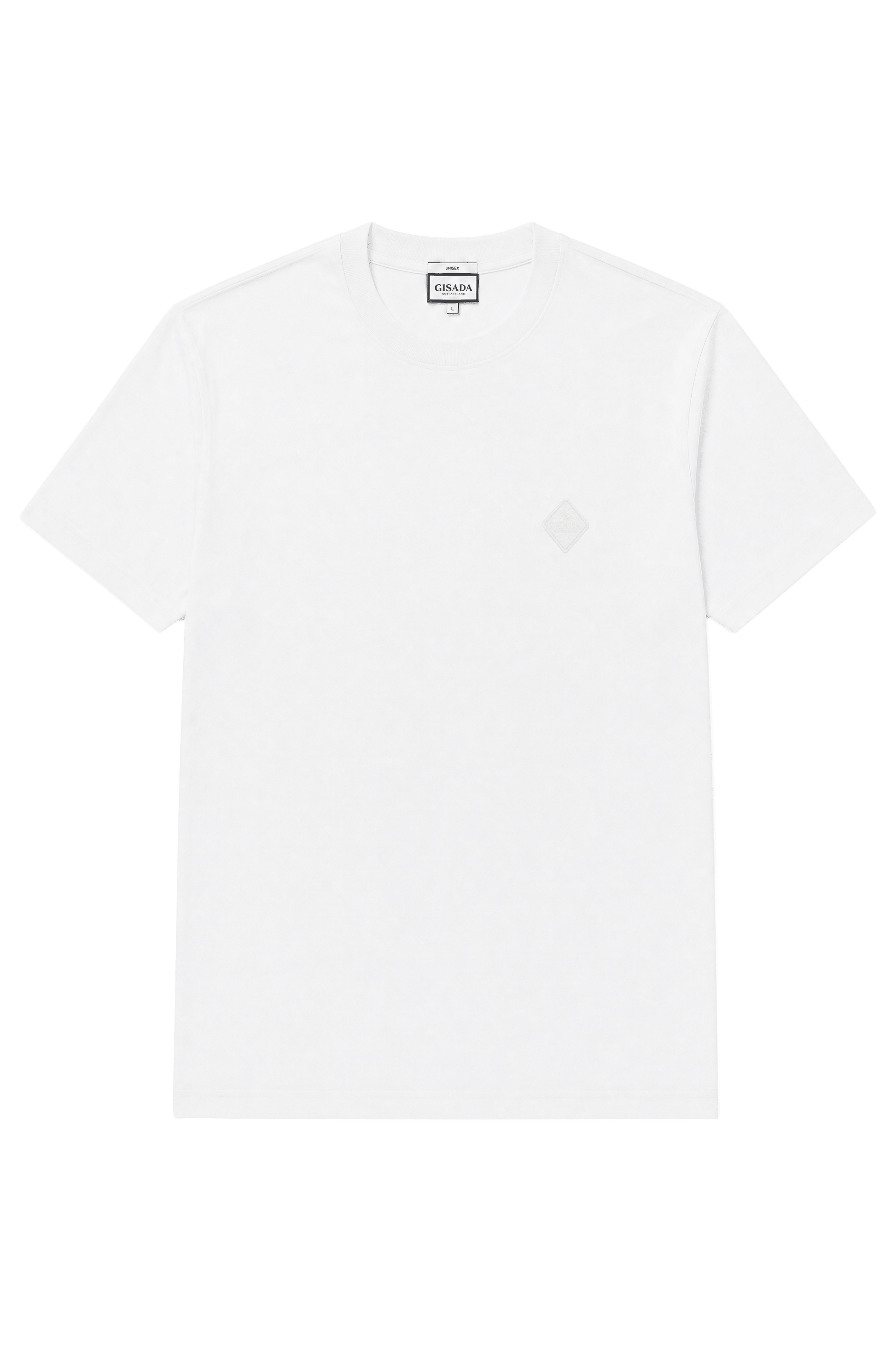 Fine Cotton Jersey Unisex T-Shirt With Print - Gisada.com
