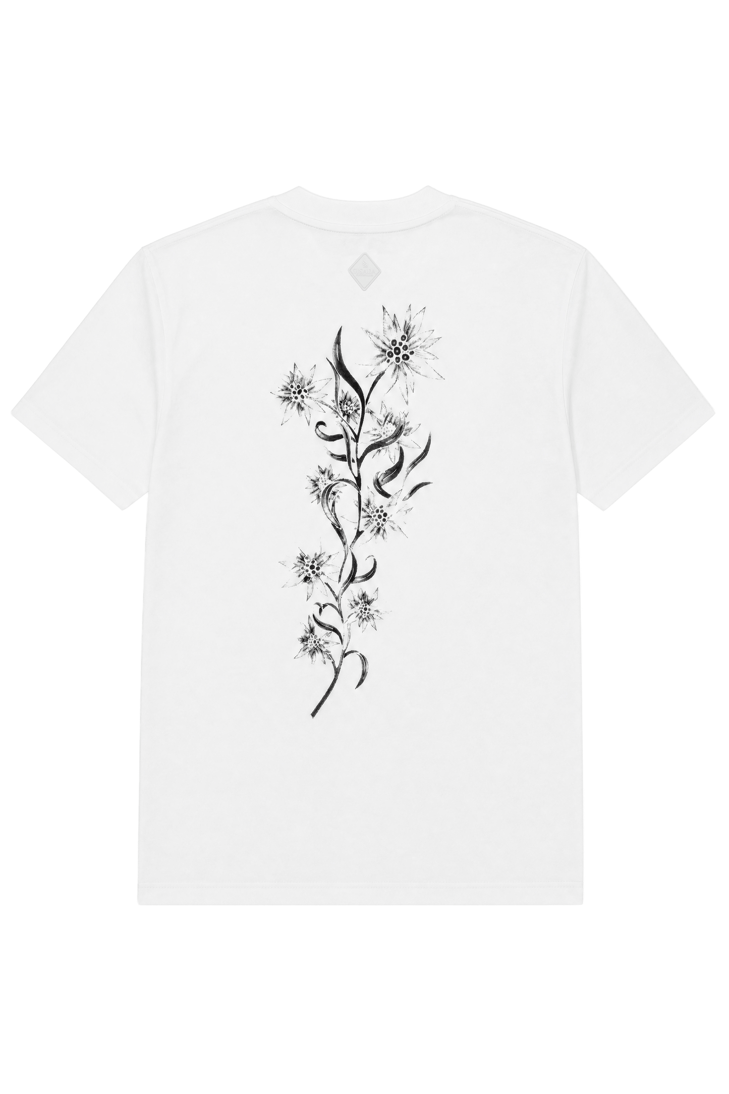 Fine Cotton Jersey Unisex T-Shirt With Print - Gisada.com