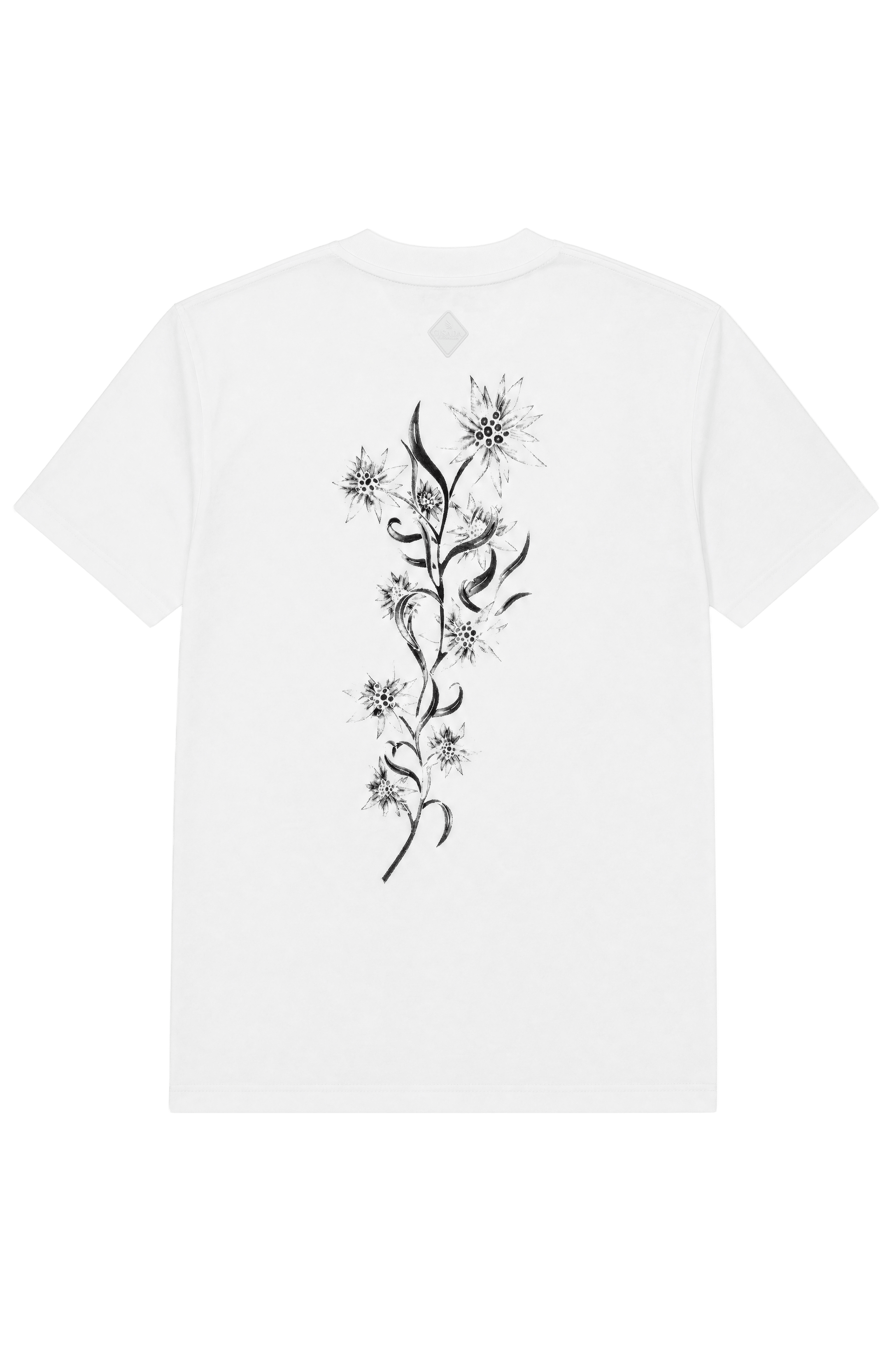 Fine Cotton Jersey Unisex T-Shirt With Print - Gisada.com