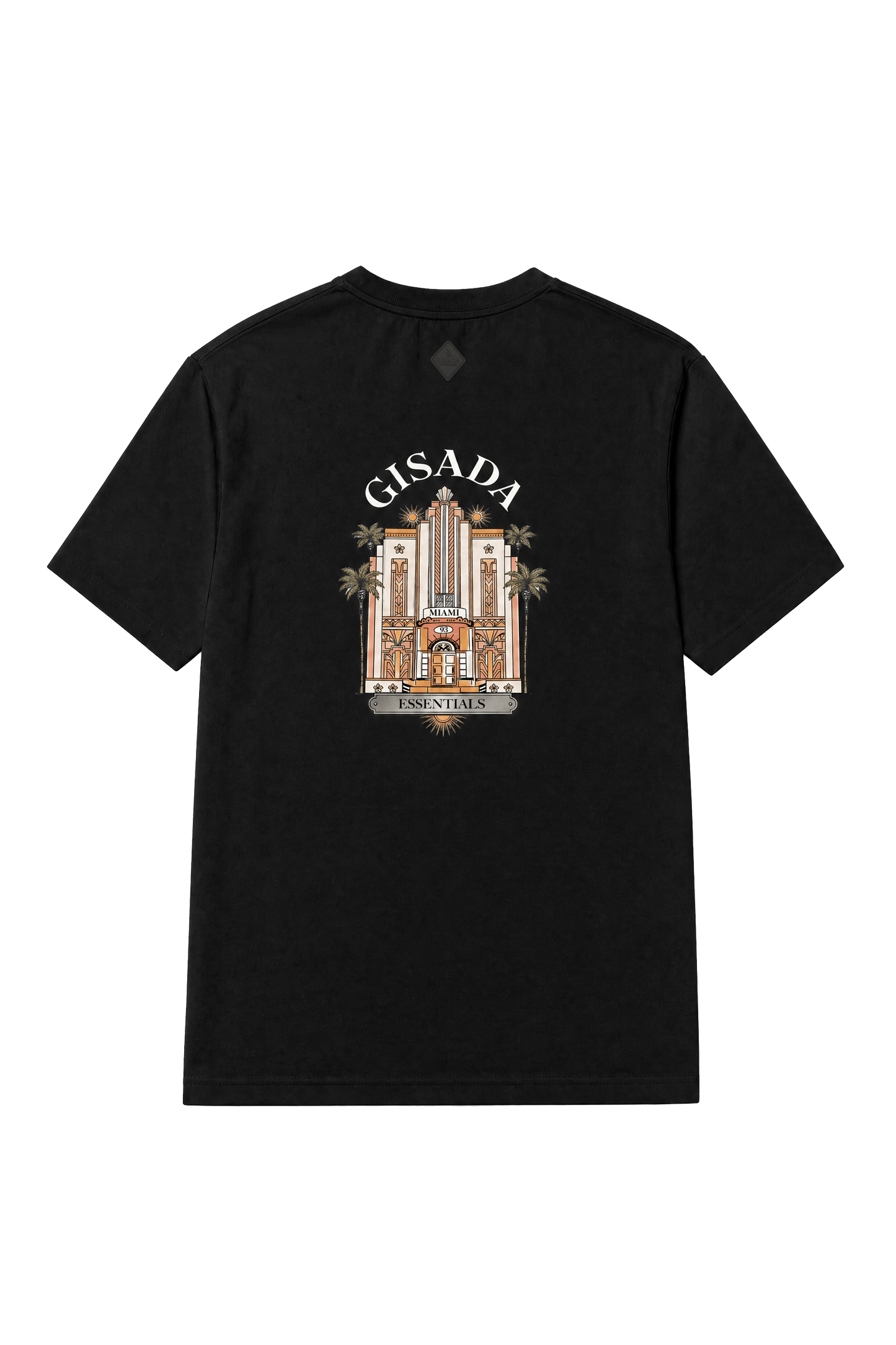 Fine Cotton Jersey Unisex T-Shirt With Print - Gisada.com