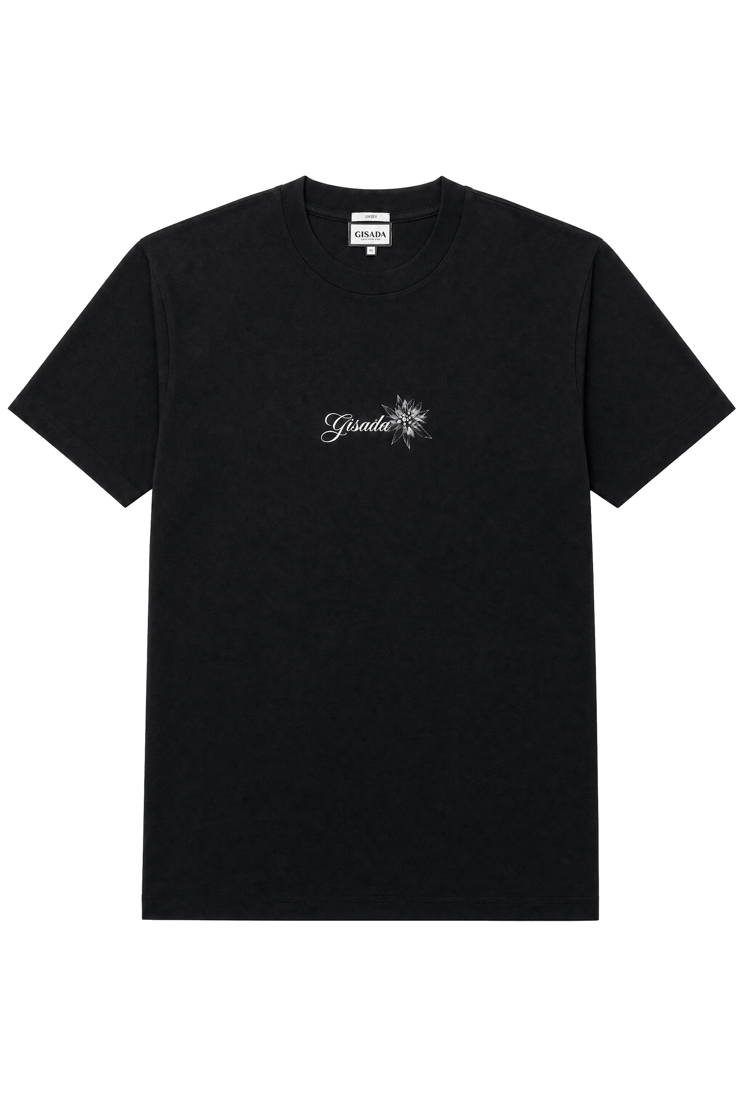 Fine Cotton Jersey Unisex T-Shirt With Print - Gisada.com