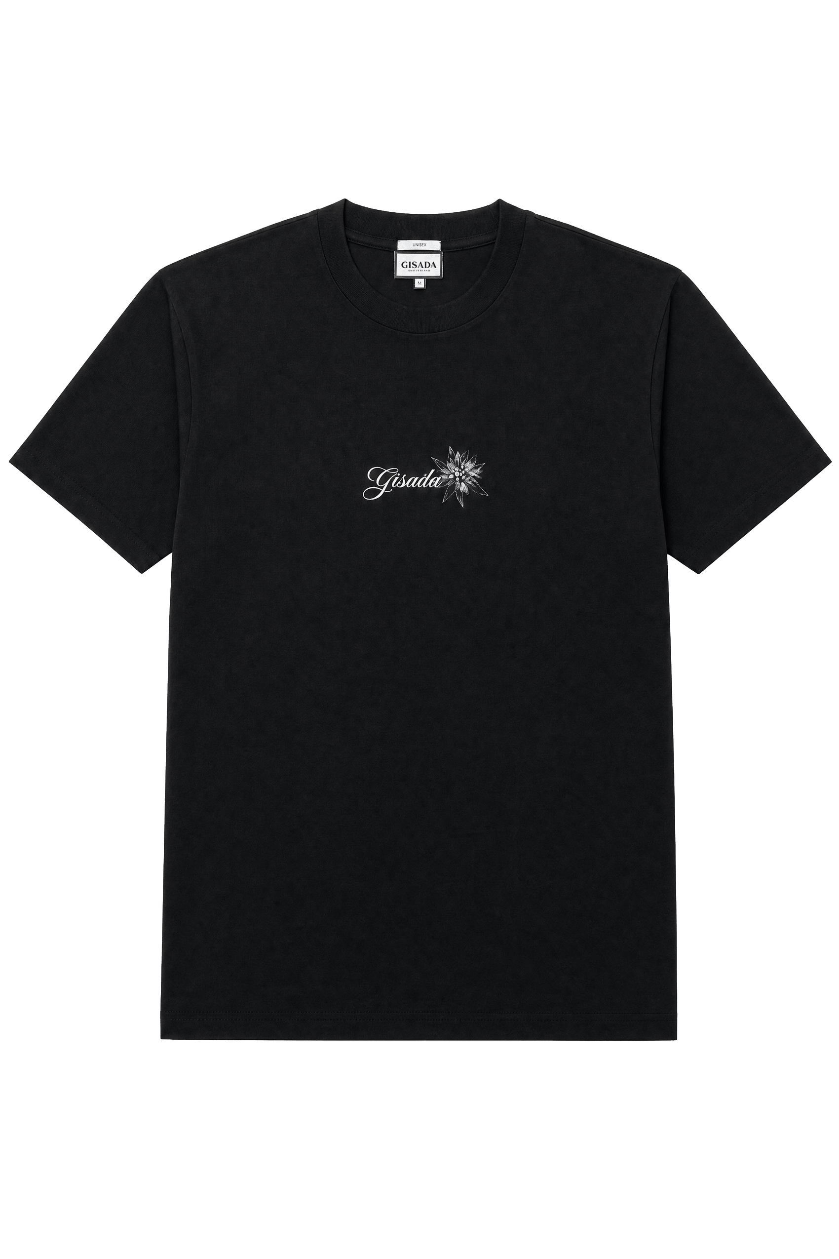 Fine Cotton Jersey Unisex T-Shirt With Print - Gisada.com