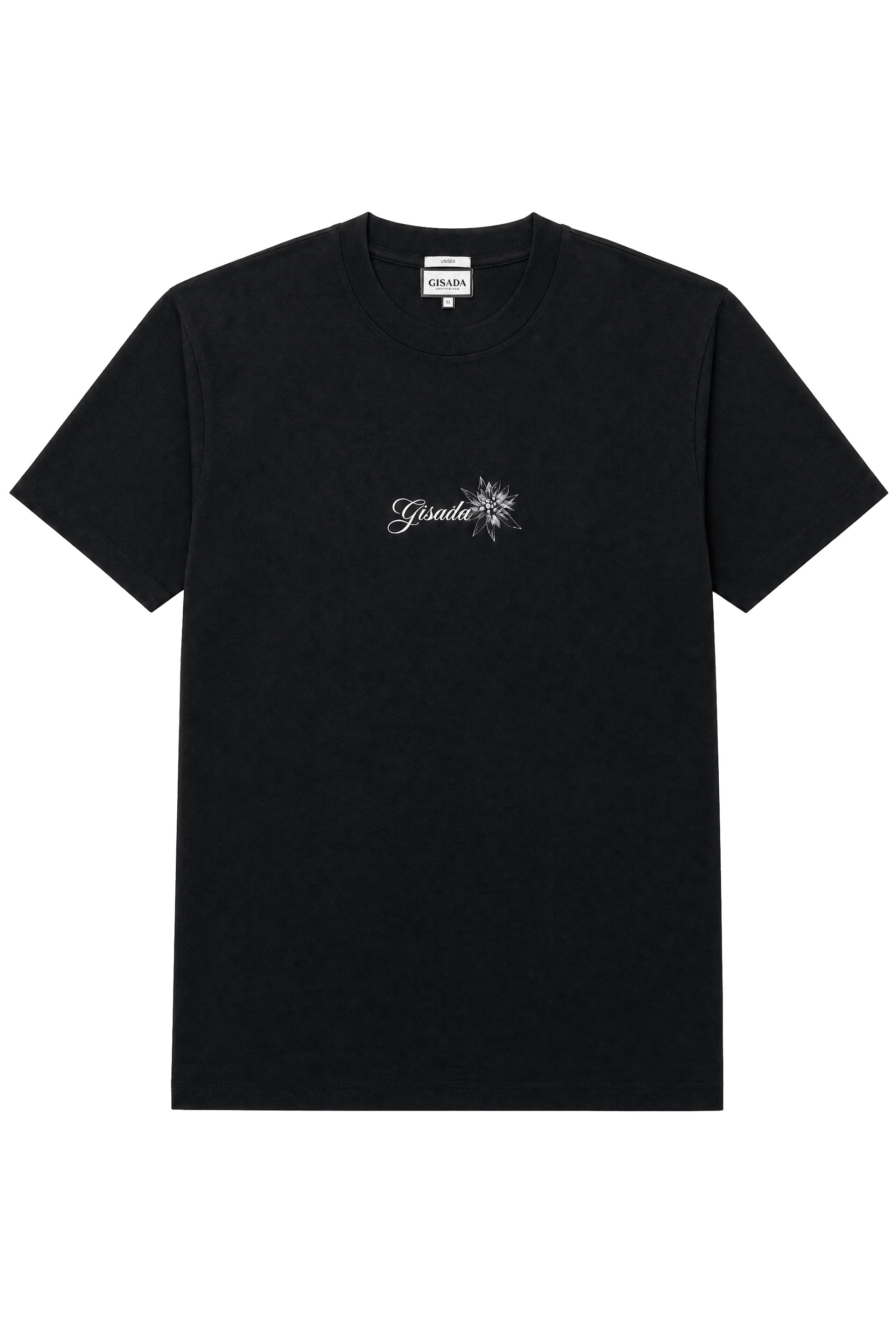 Fine Cotton Jersey Unisex T-Shirt With Print - Gisada.com