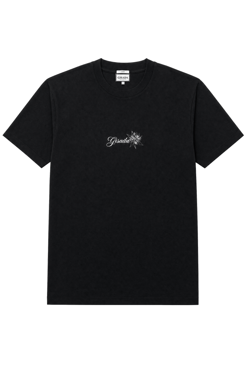 Fine Cotton Jersey Unisex T-Shirt With Print - Gisada.com