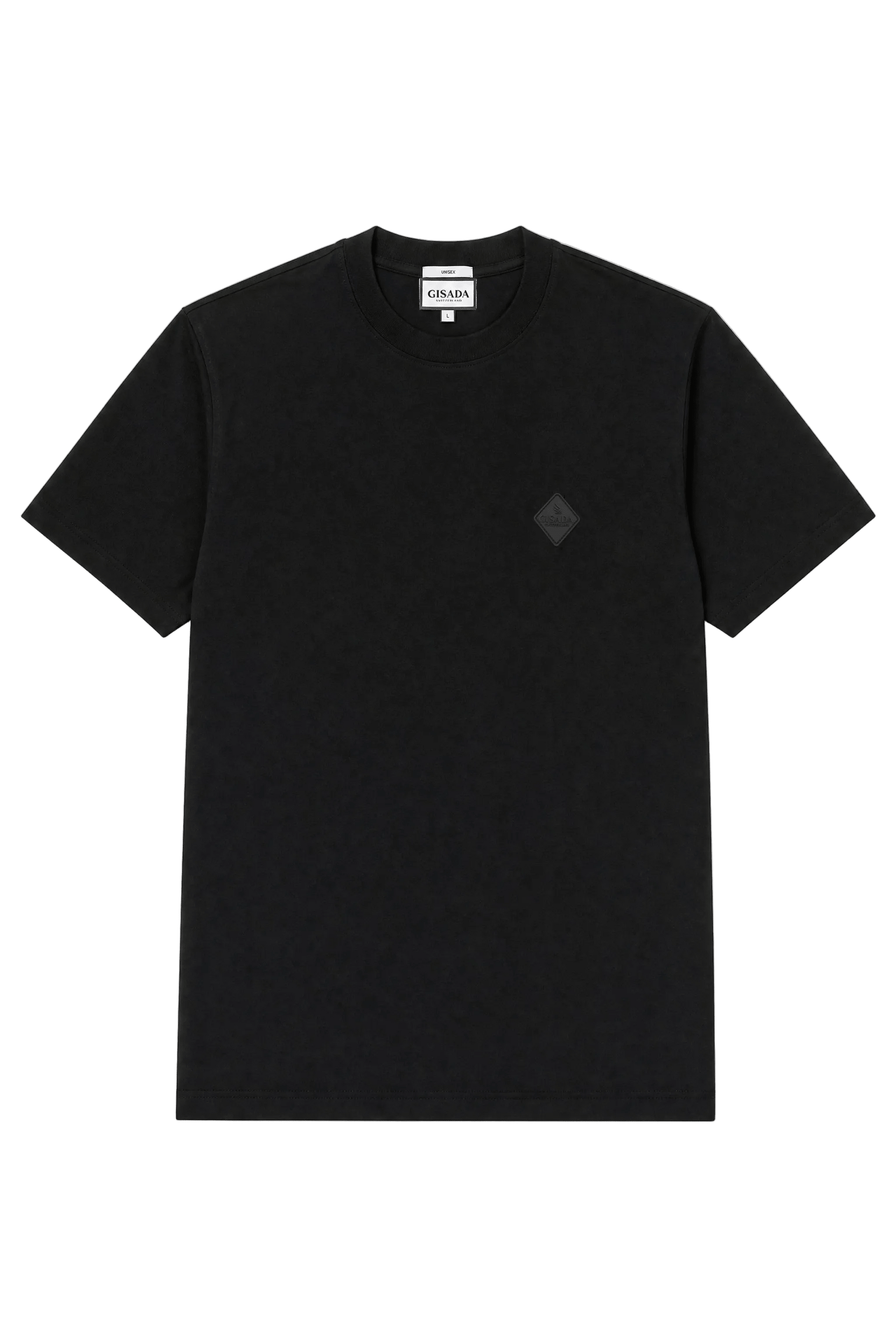 Fine Cotton Jersey Unisex T-Shirt With Print - Gisada.com