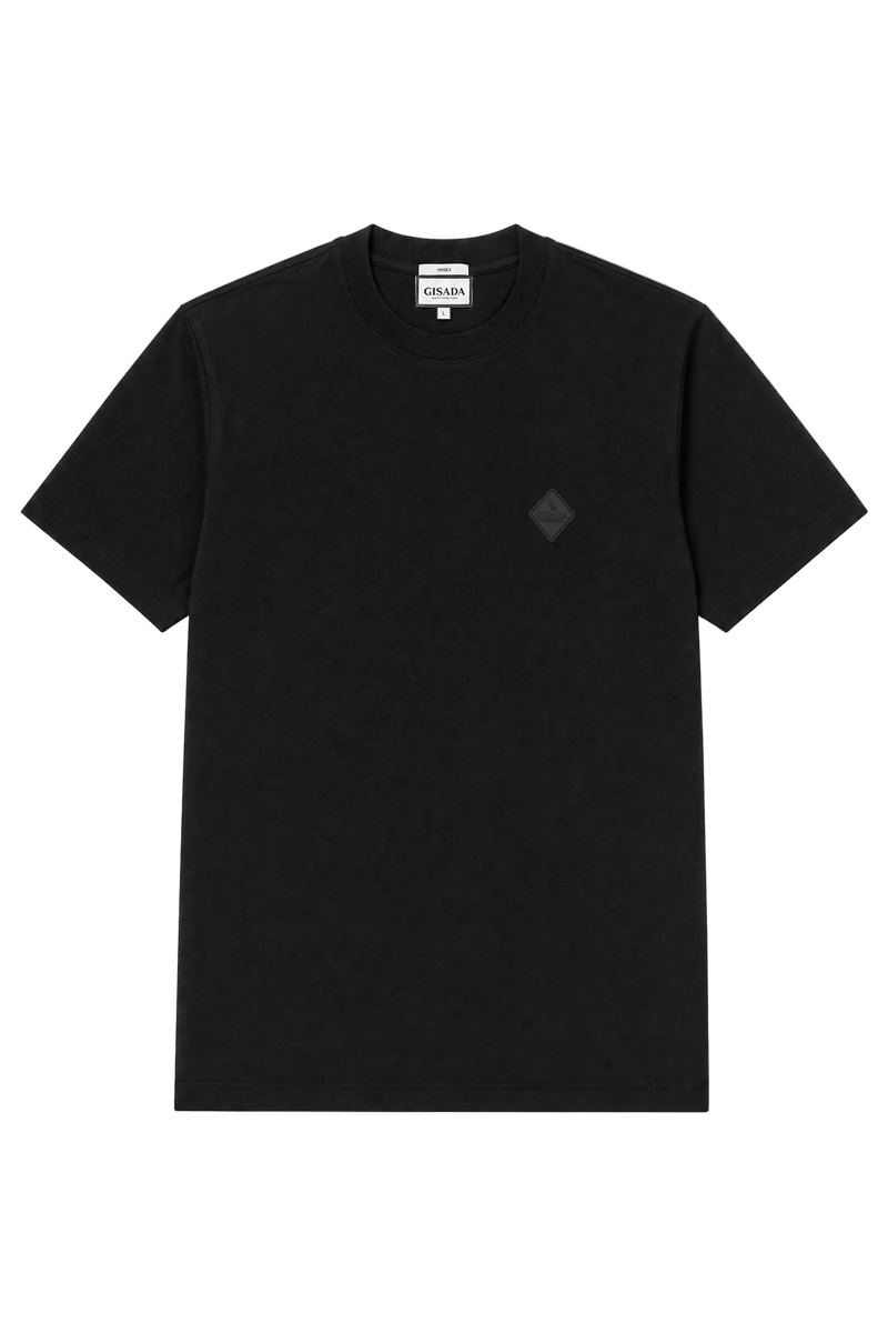 Fine Cotton Jersey Unisex T-Shirt With Print - Gisada.com