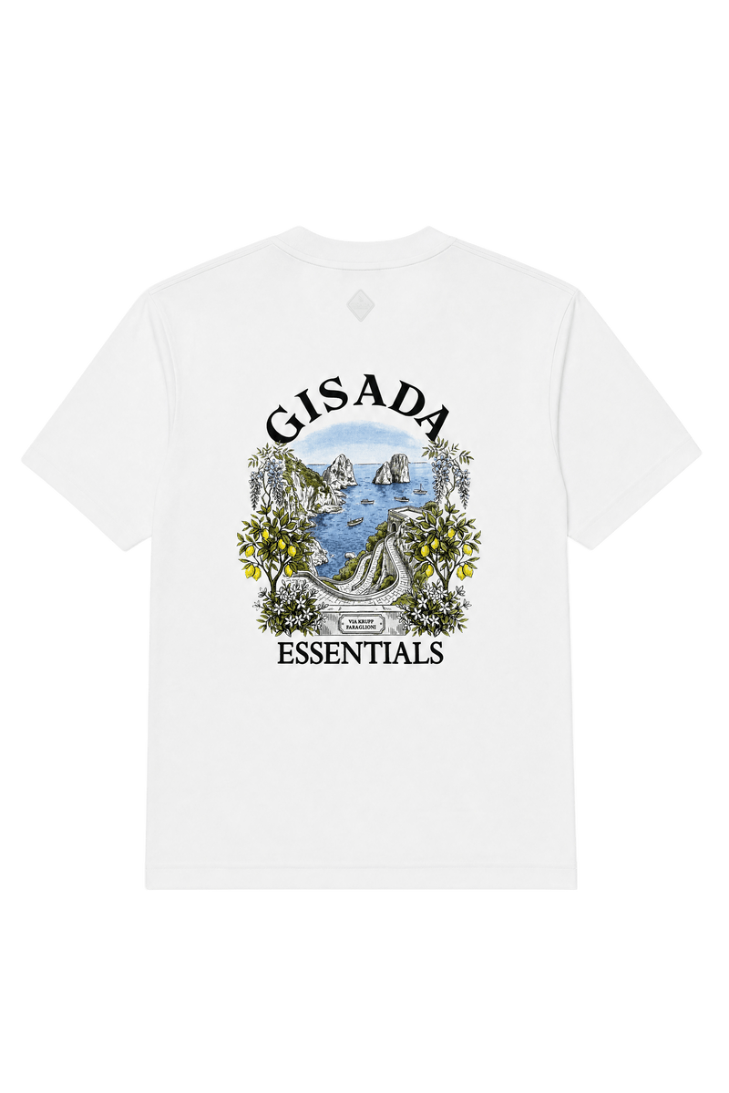 Fine Cotton Jersey Unisex T-Shirt With Print