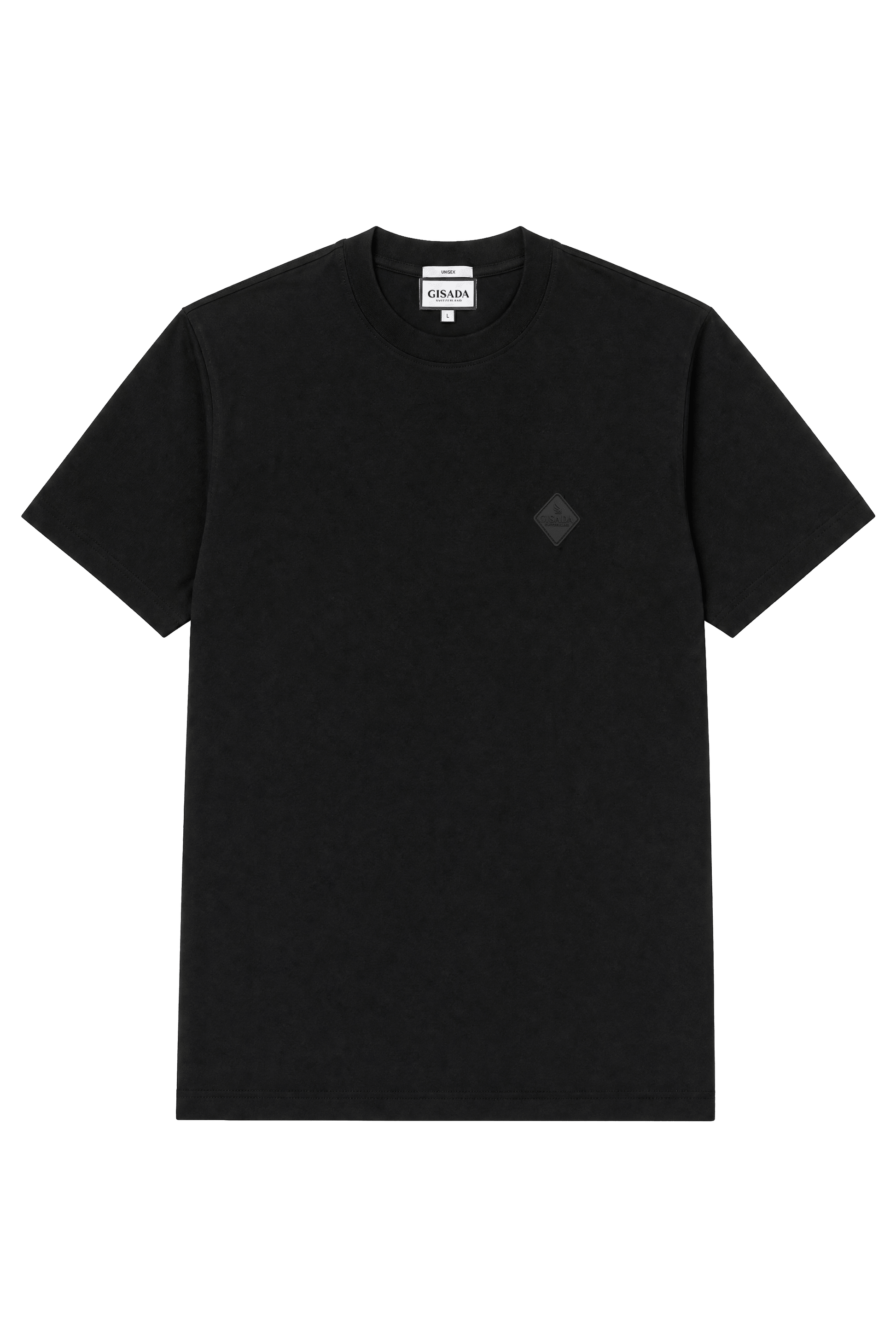 Fine Cotton Jersey Unisex T-Shirt With Print - Gisada.com