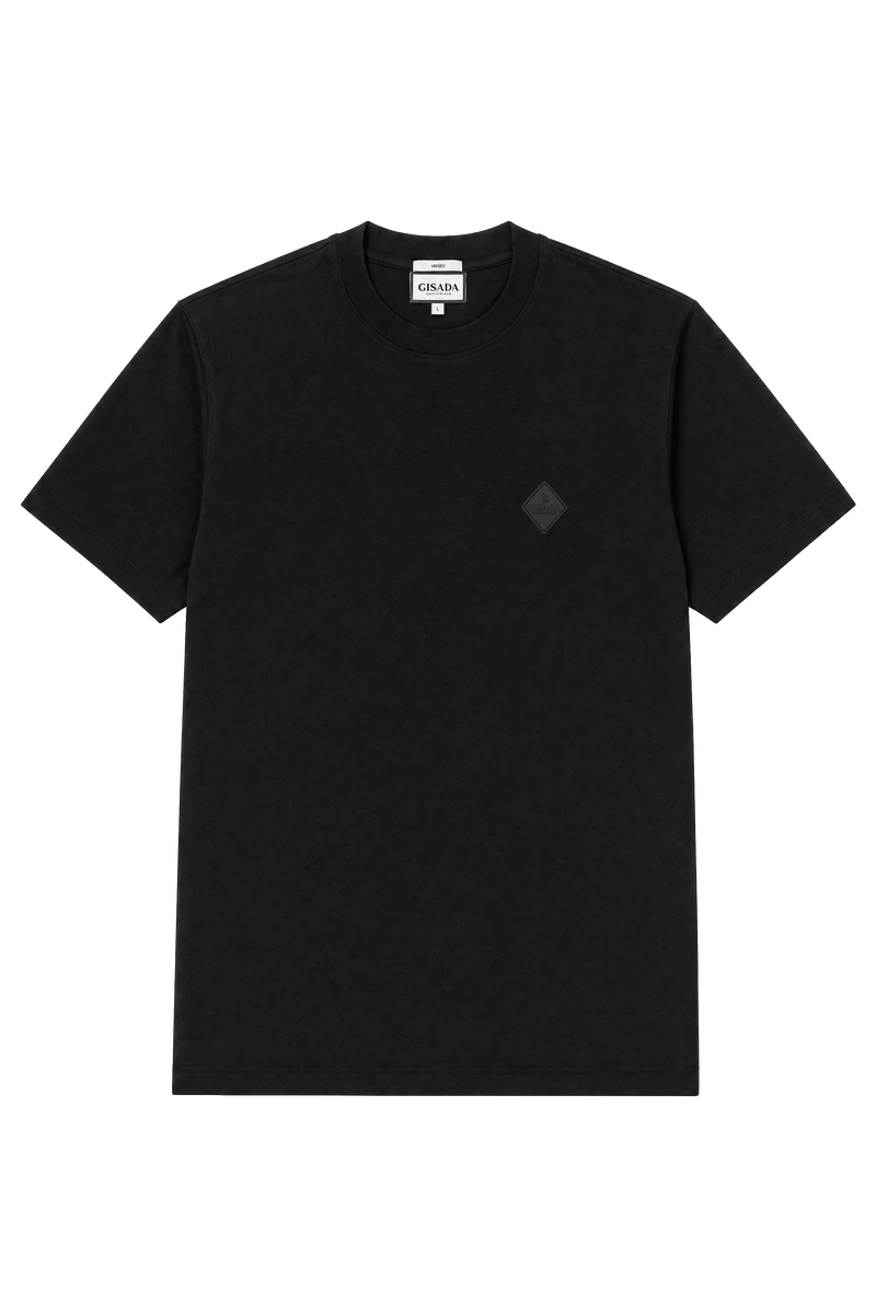 Fine Cotton Jersey Unisex T-Shirt With Print - Gisada.com
