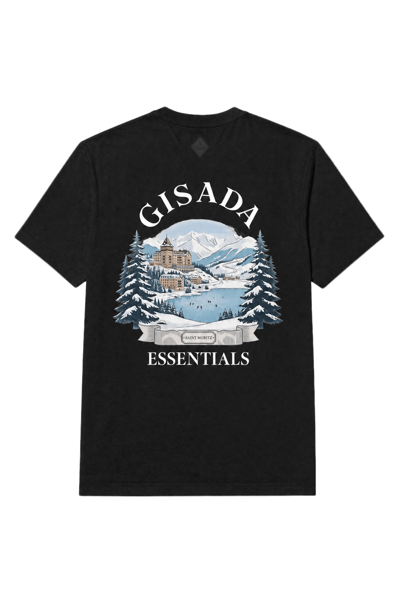 Fine Cotton Jersey Unisex T-Shirt With Print - Gisada.com