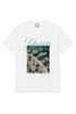 Fine Cotton Jersey Unisex T-Shirt With Print - Gisada.com