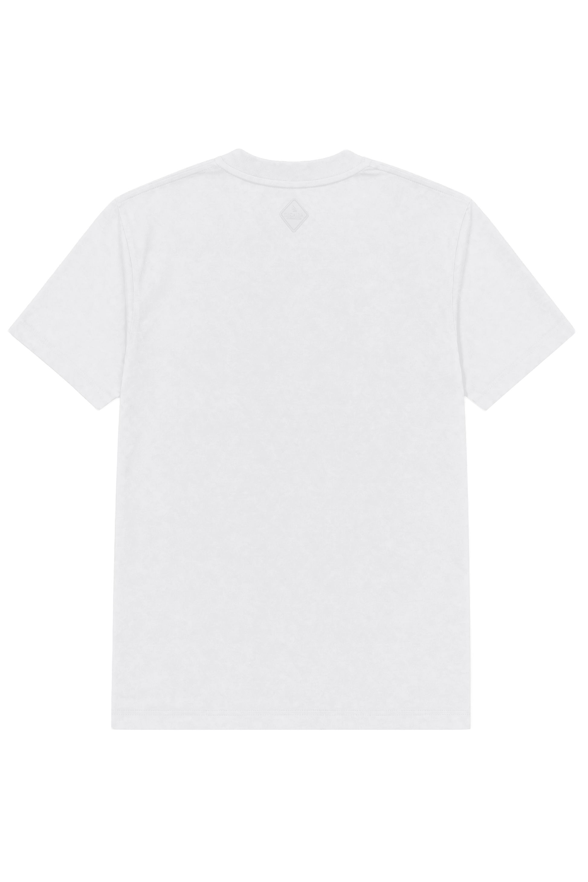 Fine Cotton Jersey Unisex T-Shirt With Print - Gisada.com