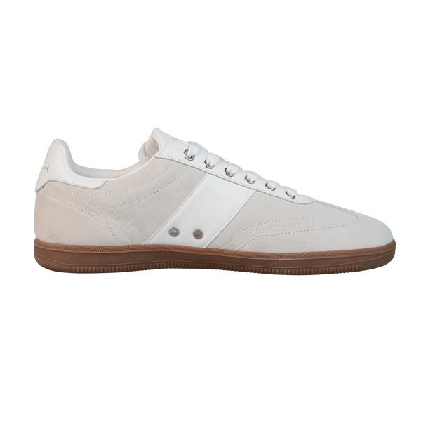 Flat Sole Sneaker in Suede Leather