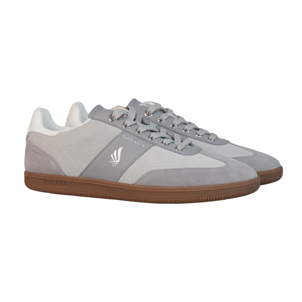 Flat Sole Sneaker in Suede Leather