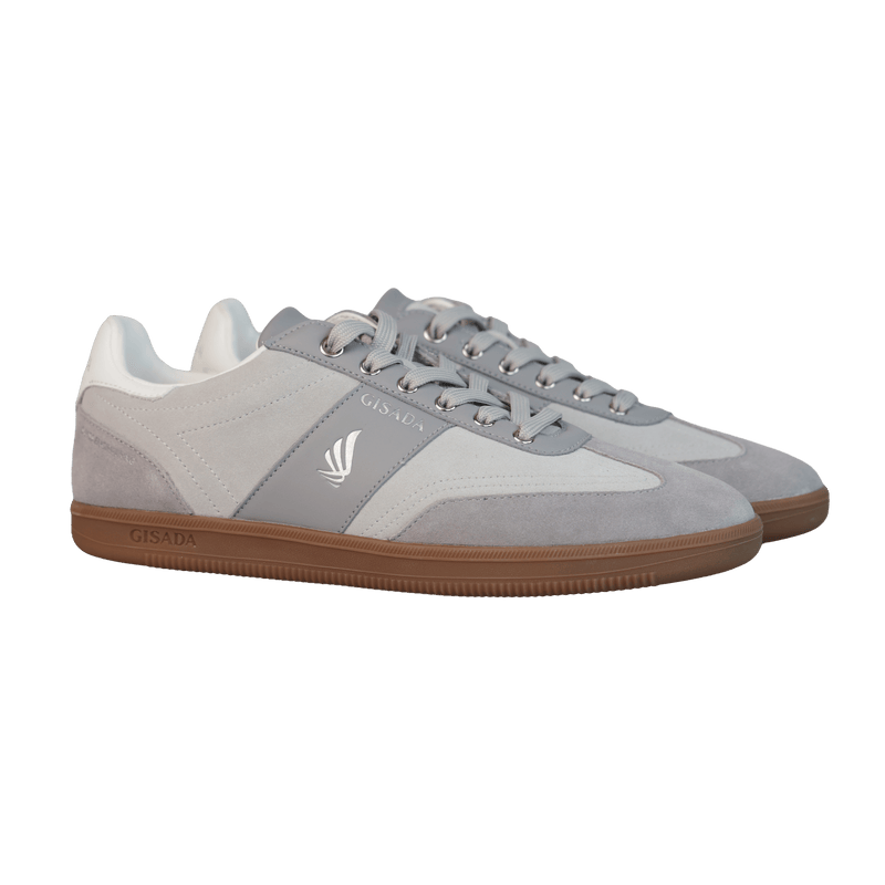 Flat Sole Sneaker in Suede Leather