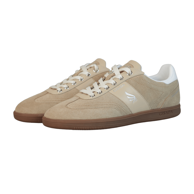 Flat Sole Sneaker in Suede Leather - Gisada.com