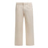 Large Tapered Chino With Mini Label Patch on Back Pocket - Gisada.com