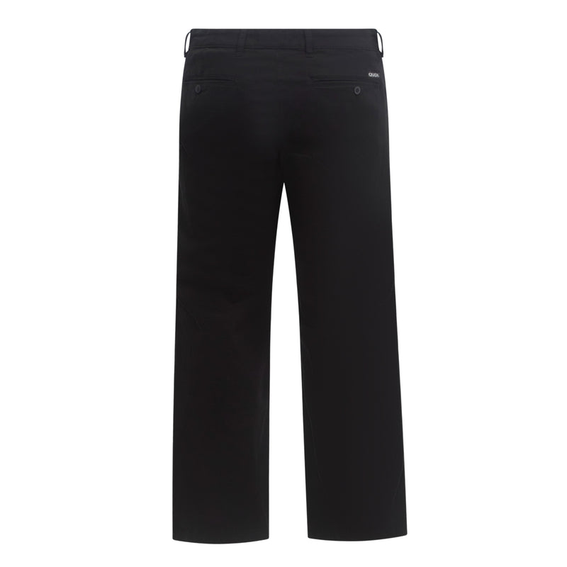 Large Tapered Chino With Mini Label Patch on Back Pocket