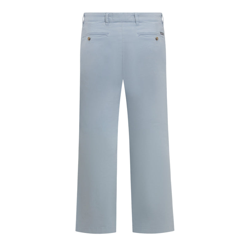Large Tapered Chino With Mini Label Patch on Back Pocket