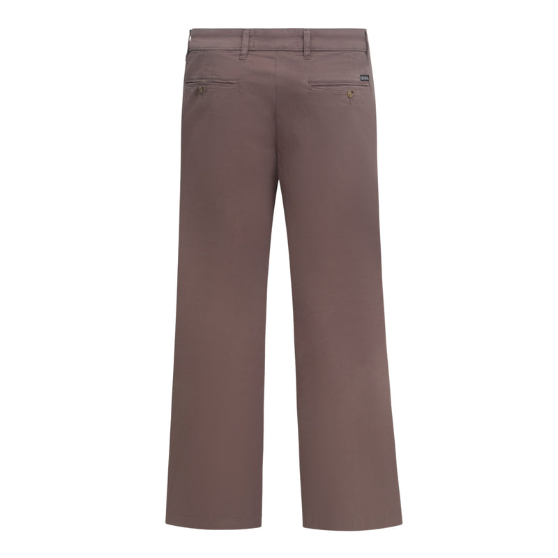 Large Tapered Chino With Mini Label Patch on Back Pocket
