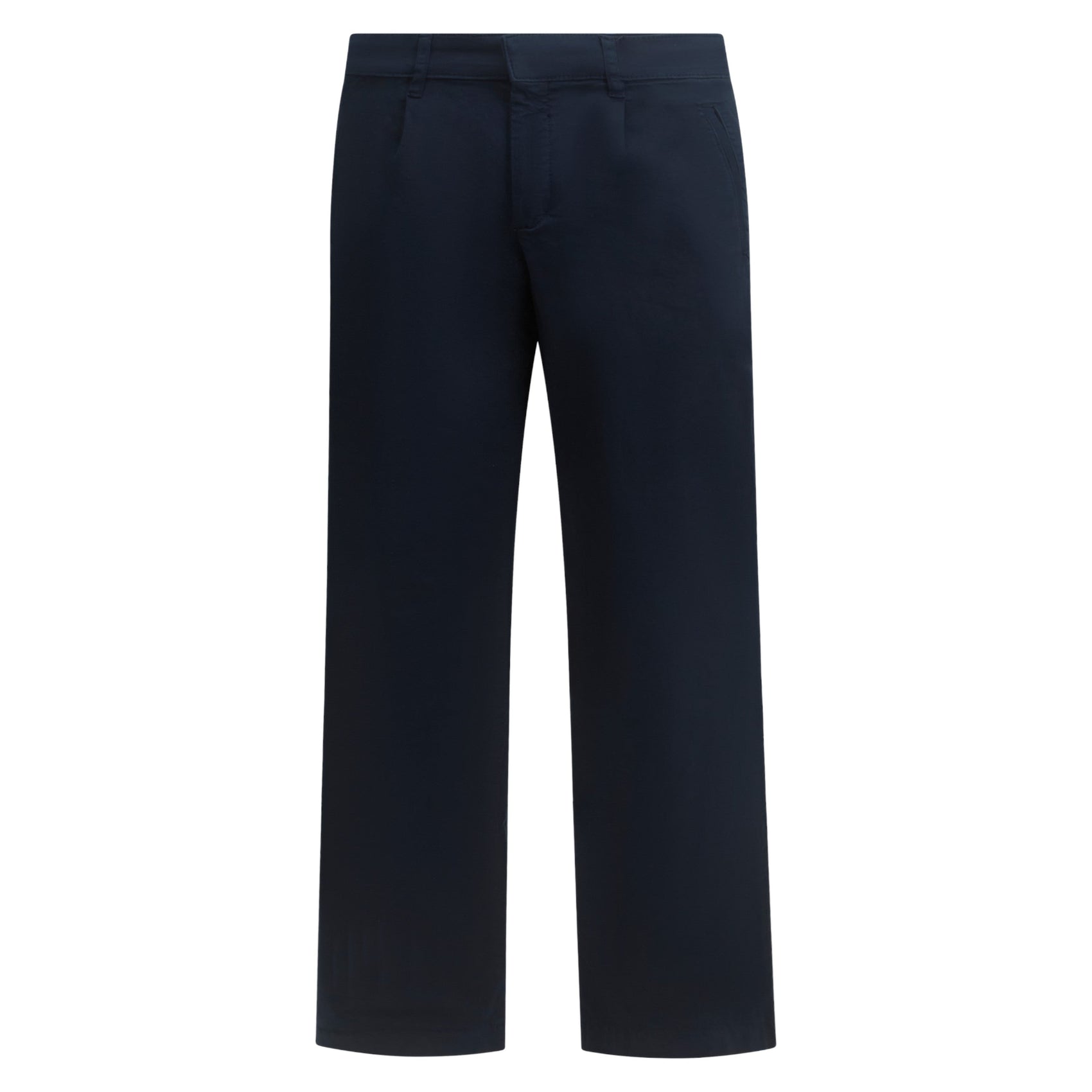 Large Tapered Chino With Mini Label Patch on Back Pocket - Gisada.com