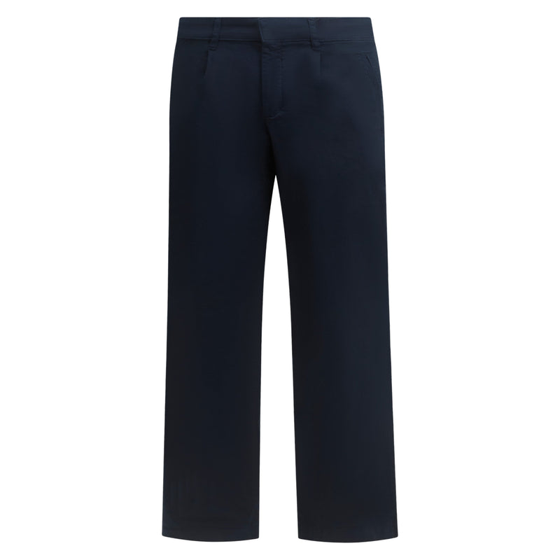 Large Tapered Chino With Mini Label Patch on Back Pocket - Gisada.com