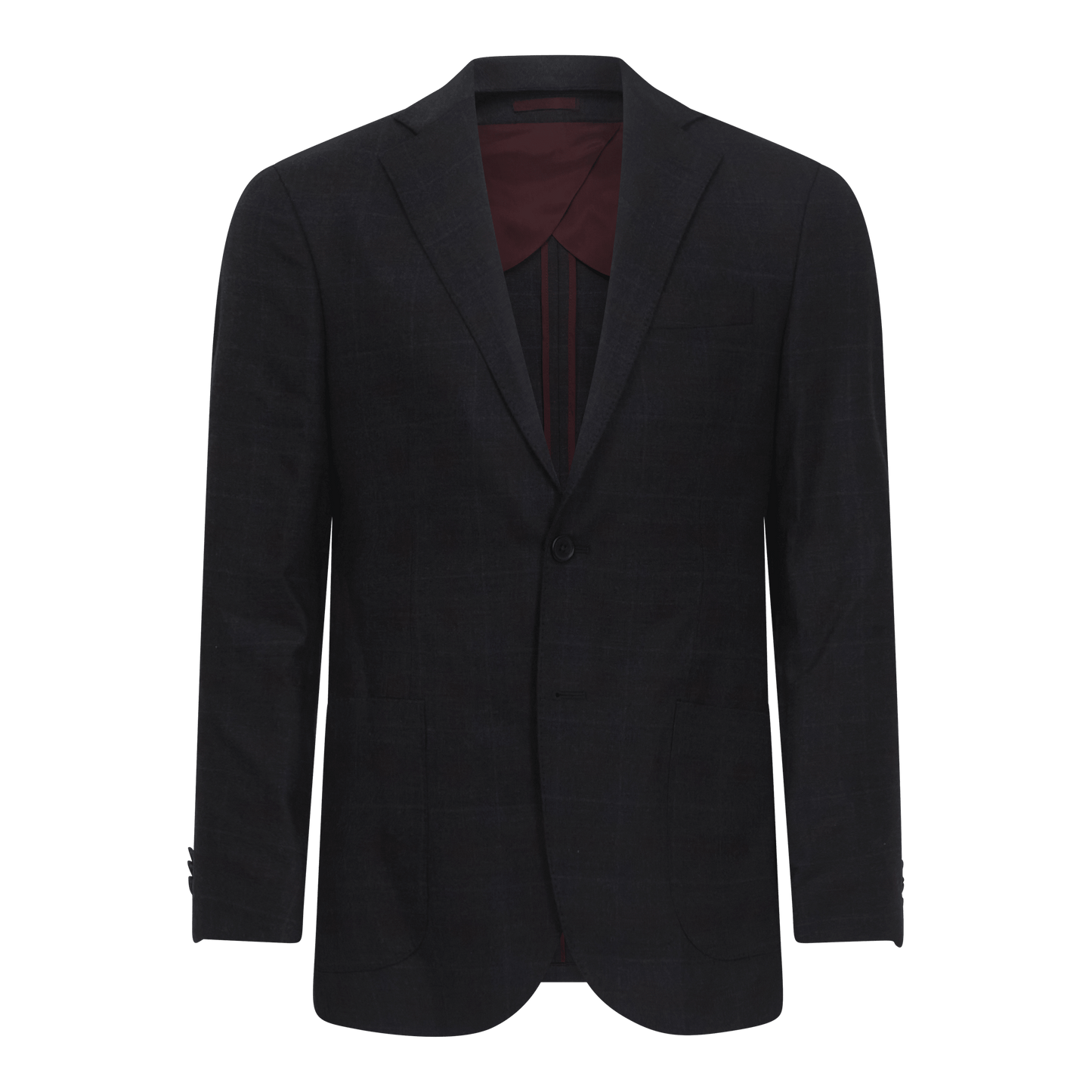 London Patterned Blazer in Luxe Wool Melange - Gisada.com