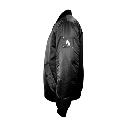 Midnight Down‑Filled Technical Bomber Jacket - Gisada.com