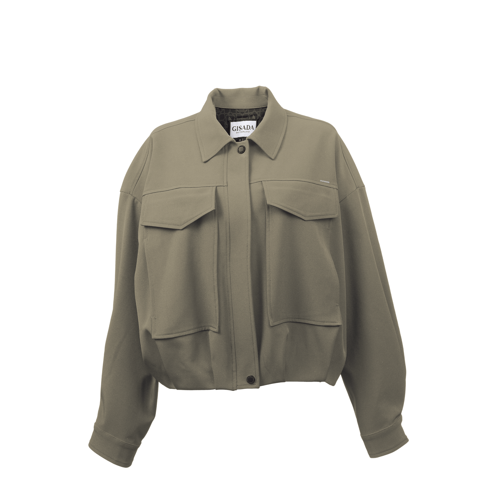 Overshirt Jacket with Front Pockets - Gisada.com
