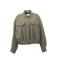 Overshirt Jacket with Front Pockets - Gisada.com