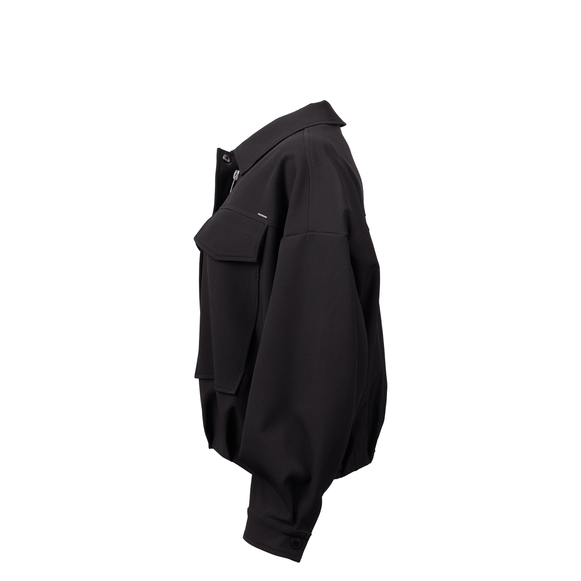Overshirt Jacket with Front Pockets - Gisada.com