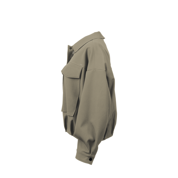 Overshirt Jacket with Front Pockets