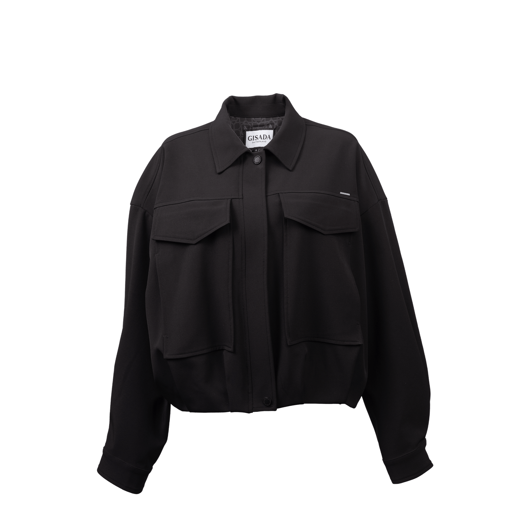 Overshirt Jacket with Front Pockets - Gisada.com