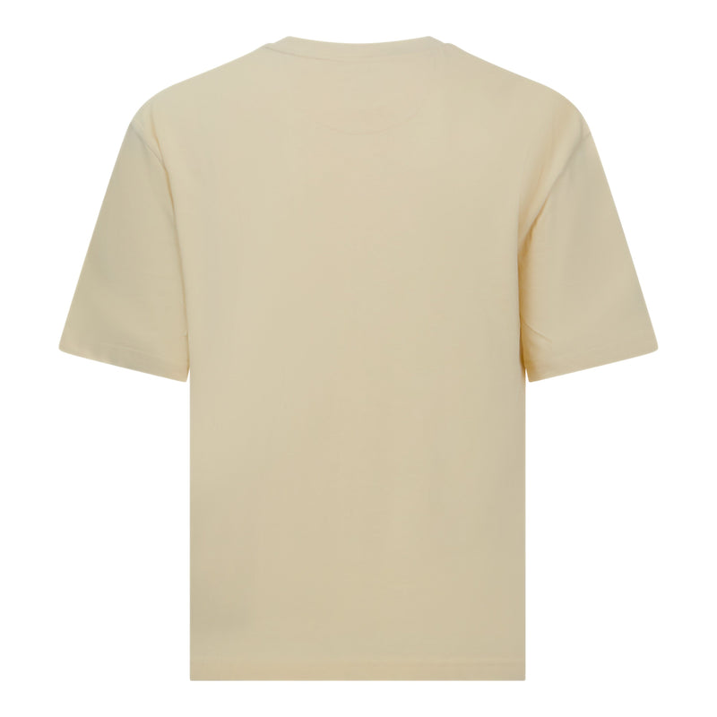 Oversized T-Shirt in Heavy Cotton with College Print