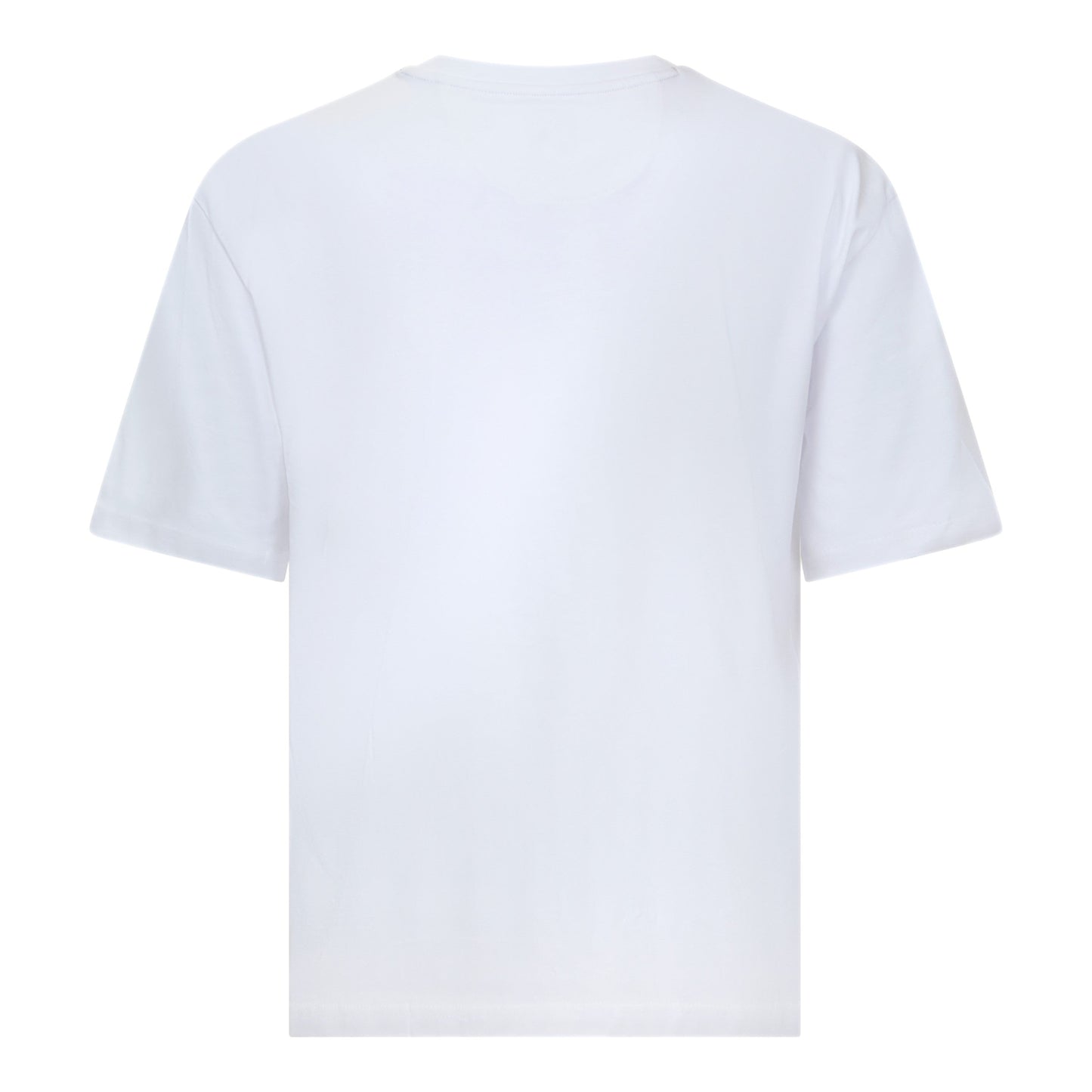 Oversized T-Shirt in Heavy Cotton with College Print - Gisada.com