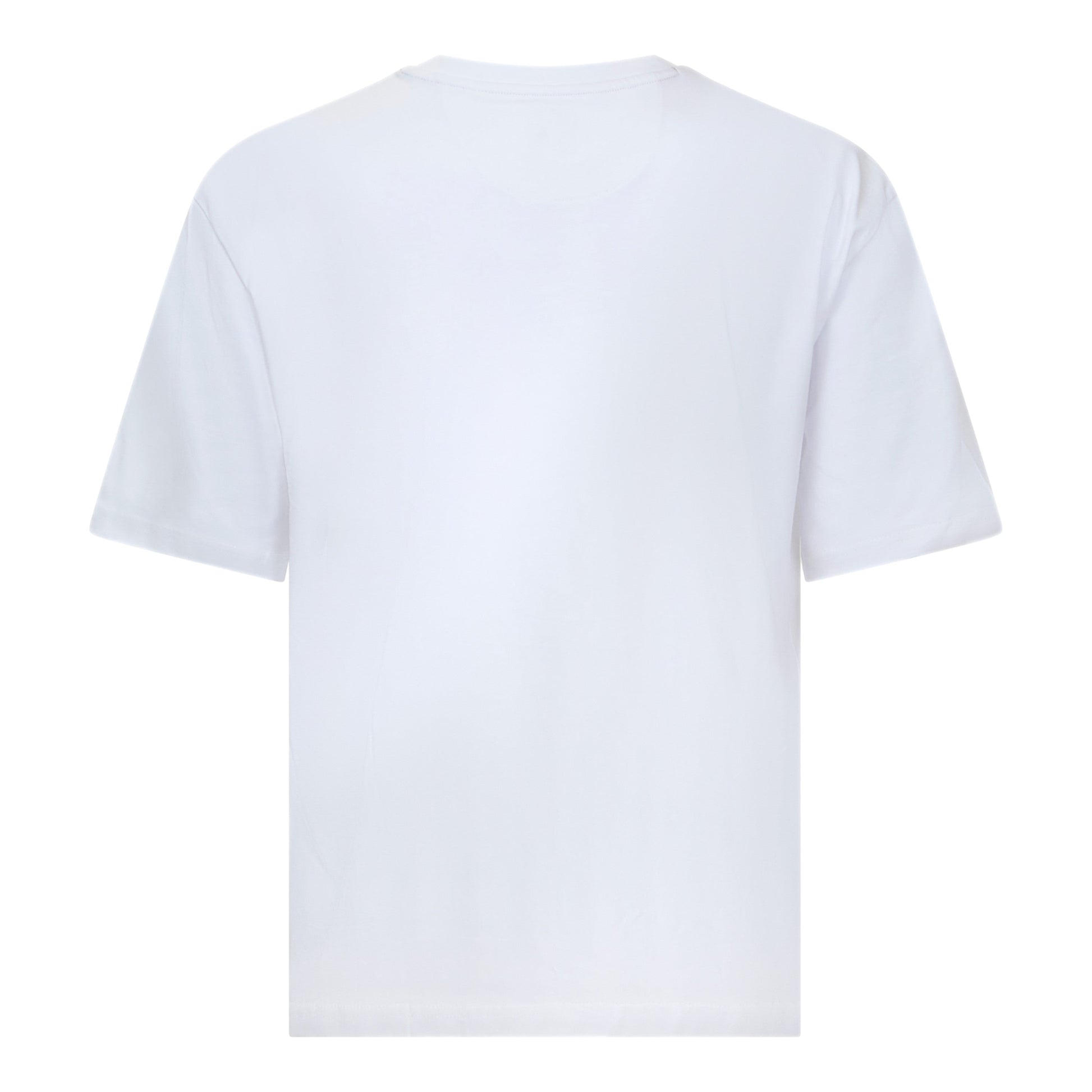 Oversized T-Shirt in Heavy Cotton with College Print - Gisada.com