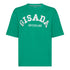 Oversized T-Shirt in Heavy Cotton with College Print - Gisada.com