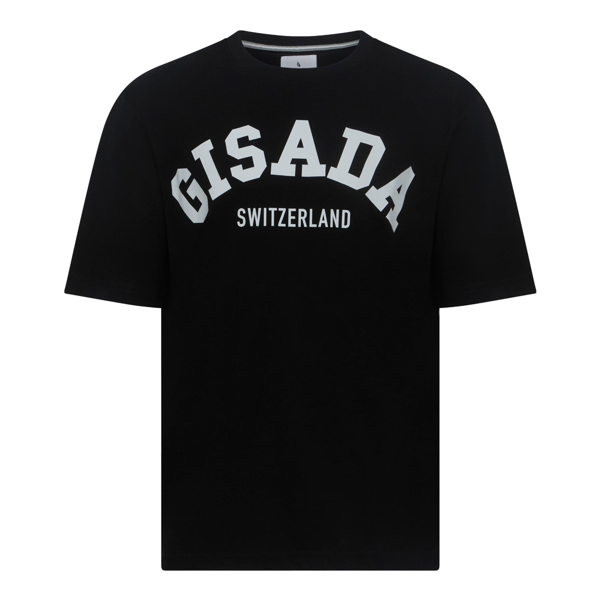 Oversized T-Shirt in Heavy Cotton with College Print - Gisada.com