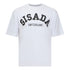 Oversized T-Shirt in Heavy Cotton with College Print - Gisada.com