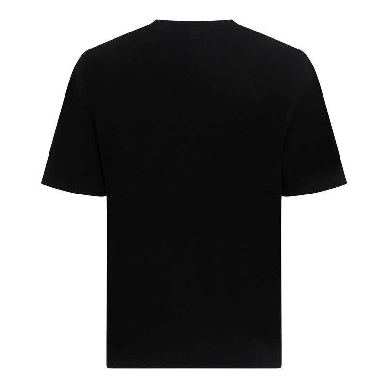 Oversized T-Shirt in Heavy Cotton with Cursive Print