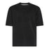 Oversized T-Shirt in Heavy Cotton with Embossed Logo - Gisada.com