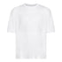 Oversized T-Shirt in Heavy Cotton with Embossed Logo - Gisada.com