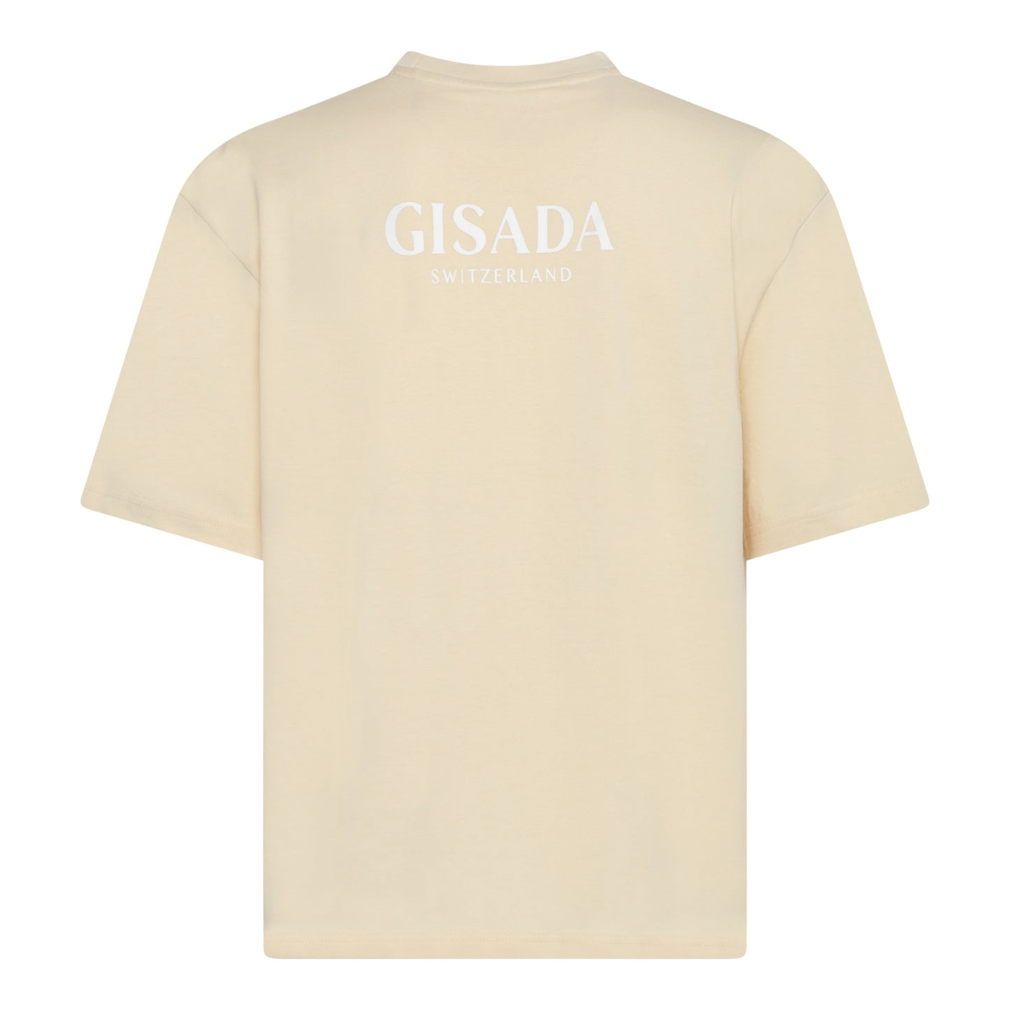 Oversized T-Shirt in Heavy Cotton with Silicon Printed Logo - Gisada.com
