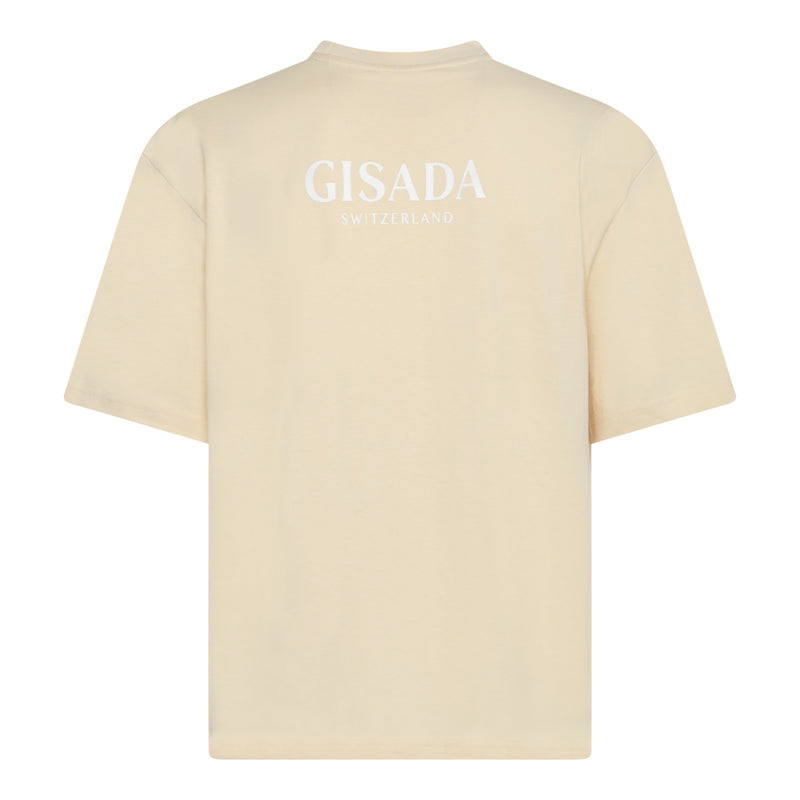 Oversized T-Shirt in Heavy Cotton with Silicon Printed Logo