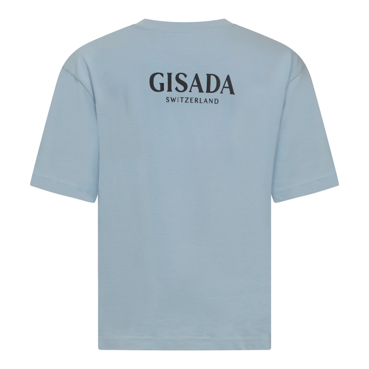 Oversized T-Shirt in Heavy Cotton with Silicon Printed Logo - Gisada.com