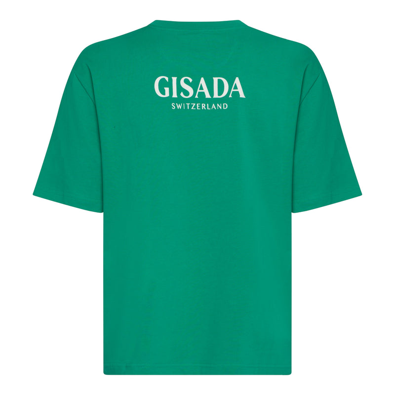 Oversized T-Shirt in Heavy Cotton with Silicon Printed Logo