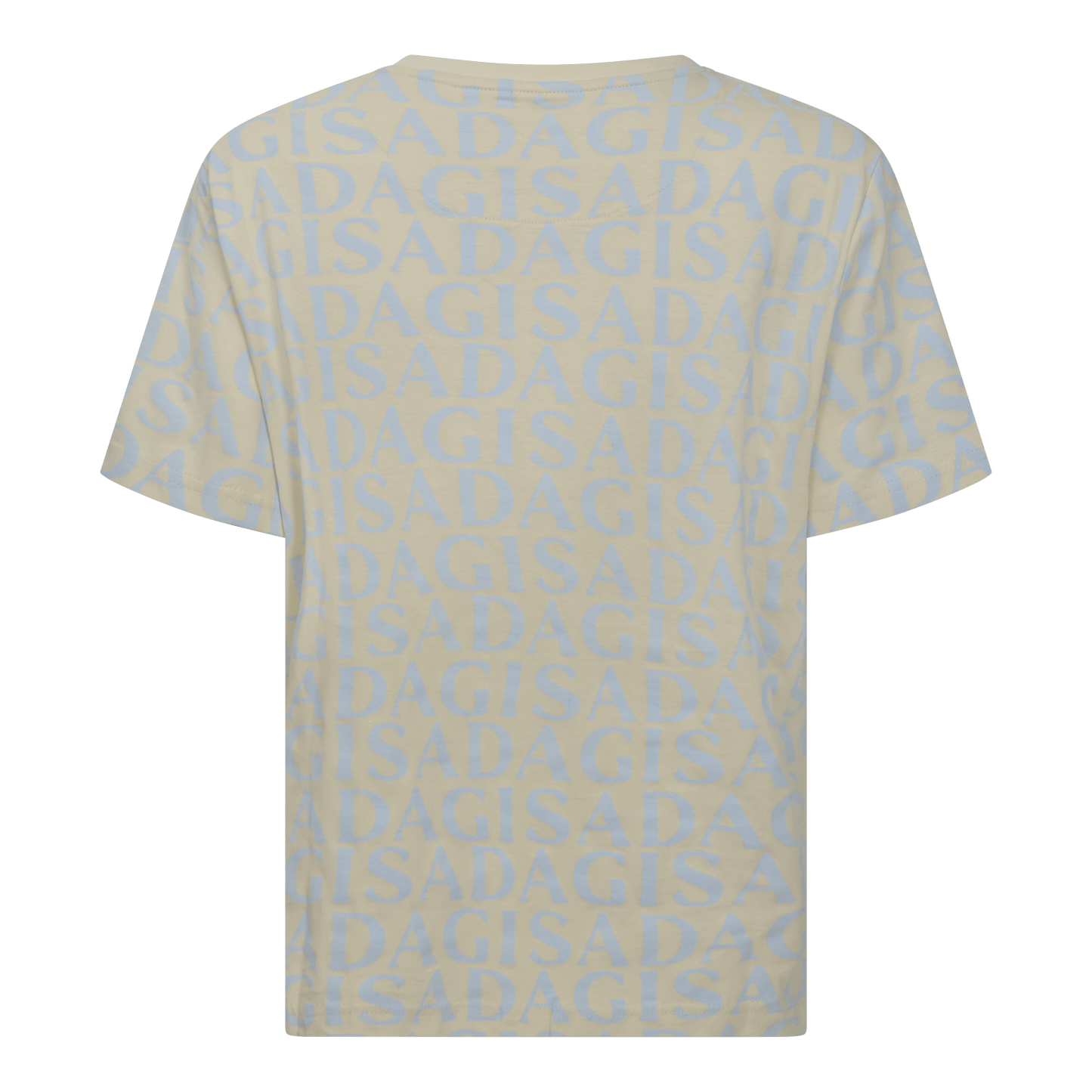 Oversized T-Shirt in Jersey Cotton with Allover Print - Gisada.com
