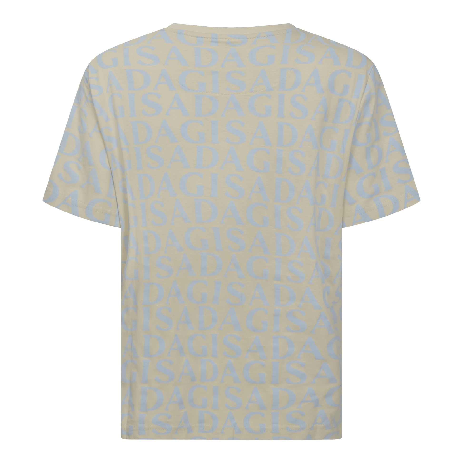 Oversized T-Shirt in Jersey Cotton with Allover Print - Gisada.com