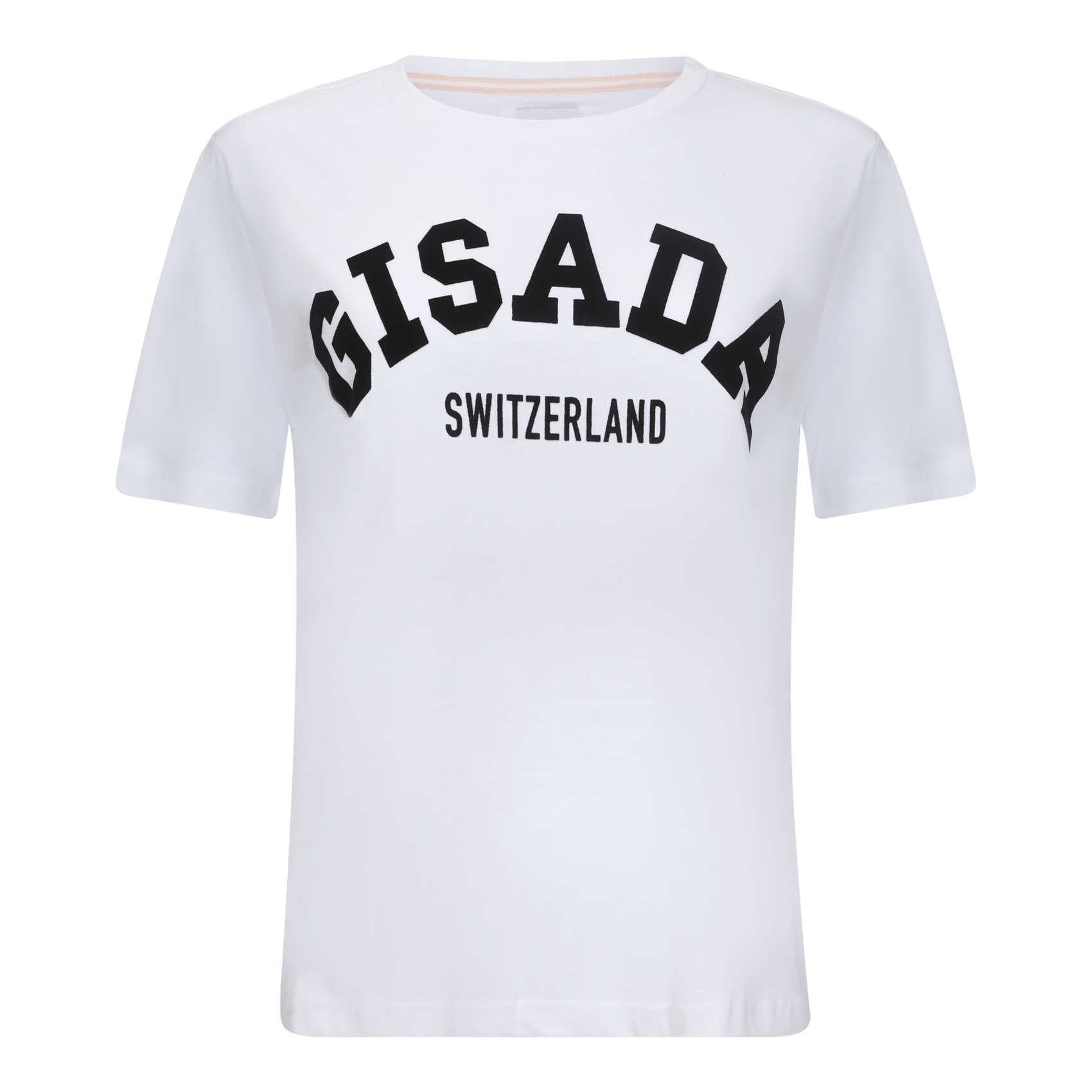 Oversized T-Shirt in Jersey Cotton with Flock Print - Gisada.com